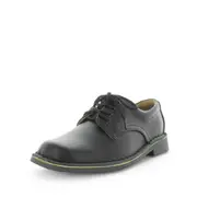 Wilde School Janna Girl's School Shoes - Black Smooth