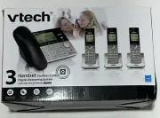 VTech CS6948-3 DECT 6.0 3-Handset Corded/Cordless Phone w/ Dig. Answering System
