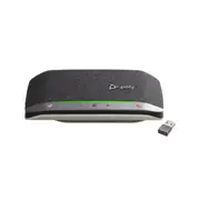 HP POLY Sync 20+ Microsoft Teams Certified USB-A speakerphone Mobile phone/PC USB/Bluetooth Black, Silver