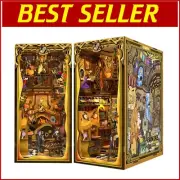 Miniature House Book Nook Kit - Build Your Own 3D Decor with Fantastic Animals