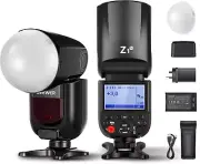 NEEWER Z1-N TTL Round Head Flash Speedlite for Nikon 76Ws 2.4G