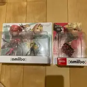 amiibo Super Smash Bros. Series Xenoblade Double Set Homura/Hikari + Shulk set
