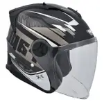 M2R 安全帽 J-X 5 消光黑 全可拆 抗UV鏡片 浮動鏡片座 半罩《淘帽屋》