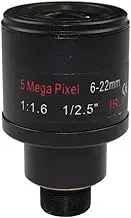 5.0Megapixel Varifocal 6-22mm CCTV Camera Lens 1/2.5" for Security Cameras HD IP Cameras F1.6 M12 Mount