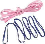 2pcs Skipping Rope High Elasticity Jump Rope for Fitness Fun Random Color Lightweight Latex Cord for Exercise Outdoor Activity Health Improvement Random Color