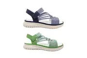 Panache Clove Ladies Sandal Slingback Elastic Cross Over Tab Close Comfort Insole