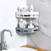 2PK Shower Caddy Corner Storage Shelf Holder Rack Organiser Bathroom Adhesive