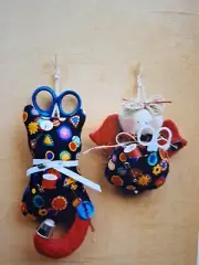 Mini Sewing Kit Craft Sewing Pattern 114 Curiosity Shoppe Kitty Angel Hanging