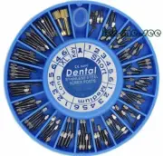 120/pack Dental Titanium Plated Assorted Dental Conical Screw Posts Kits Refills
