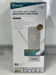Antop Mini-Tower Flat-Panel Amplified Indoor/Outdoor/RV HDTV Antenna AT-405BV