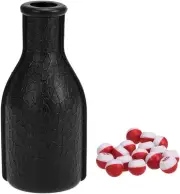 Lixada Billiard Tally Bottle Plastic Pool Shaker Bottle Kelly Pill Pool Billi...