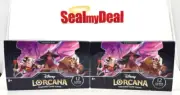 2x DISNEY LORCANA CHAPTER 2 RISE OF THE FLOODBORN BOOSTER BOX **In Hand** SEALED
