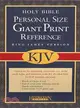 KJV GIANT PRINT PERSONAL SIZE REF BIBLE BON BK: King James Version, Black Bonded Leather, Personal Size Giant Print Reference Bible