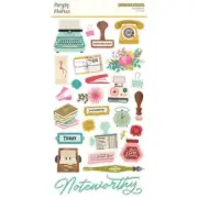 Noteworthy Chipboard Stickers-6"X12"