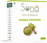 SONA HEALTHCARE Pure Henna Powder For Hair Colour Mehandi For Hair, Hands Feet 100 gmGreen
