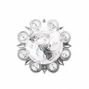 Berry Concho Silver Screw Back 3/4" 7863-02