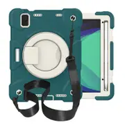 Nevenka iPad Case For iPad Mini 6 with 360 Swivel Stand-Blackish Green