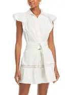 Ramy Brook Marceline Cotton Belted Shirt Dress