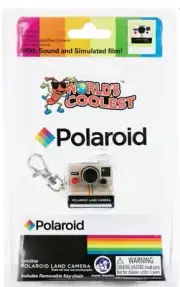World's Coolest Polaroid Land Camera #513 Keychain, New In Package