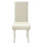 Anyhouz Chair Cover Off White Corn Kernels Universal Size Stretch Slipcovers