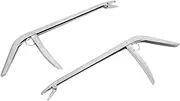 GOOHOCHY 2pcs Durable Fish Hook Remover Tool Stainless Steel Fishing Accessory for Easy Unhooking Portable Fish Detacher for Outdoor Fishing Supplies