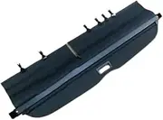 WGQGQ Rear Trunk Cargo Cover,Fit for Subaru, Forester 2008-2012 Shield Shade Curtain Partition Board Privacy Blinds Safety Accessories Retractable Trunk Divider(Black)