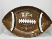 Vintage Official Allstar Chip Dip Bowl NFL Section 4 Row 8 Seat 9 Football