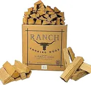 Pizza Oven Wood ~ Ranch Cooking Wood's 6 inch Mini Oak Sticks for Portable Pizza Ovens, Such as Ooni, Solo Stove, Gozney & More! Naturally Cured Oak, 1000 Cubic inches, 12-14 lbs Box ~ USA Harvested