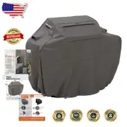 Custom-Fit 70-Inch Grill Cover - Mildew and Water Resistant in Dark Taupe