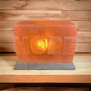 Himalayan Hope Salt Lamp - Includes 12v Cord and 12 Watt Globe