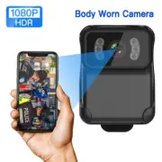 Portable Police Mini Body Worn Camera Night Vision HD 1080P For Travel Security