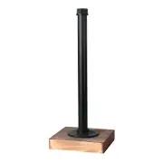 Industrial Pipe Paper Towel Holder Stand, Free-Standing Farmhouse Kitchen Tow...