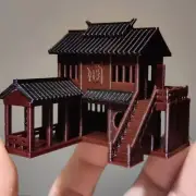 Tavern Decoration Chinese Ancient Architecture Model Rockery Micro Landscape