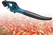 Electric Leaf Blower, Lightweight Cordless Blowers, Handheld Garden Blower, Leaf Vacuum Cleannig Blower, 6 Gears Powerful Snow Blower, with 2 Batteries and Charger, for Garden, Patio, Lawn