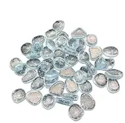 Glow Rocks Decorations, Fish Tank Garden Decorative Stones for Path Lawn Yard Walkway, DIY Decorative Pebbles for Aquarium, Glow Stones Rocks Luminous Pebbles(Cyan)