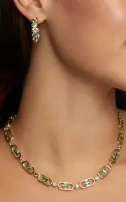 [Jamie Wolf] 18K Yellow Gold Tourmaline Necklace