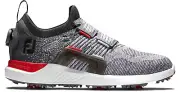 FootJoy Mens HyperFlex Boa Golf Shoes - Grey/Red 51083-Size 10.5 Soft Spikes