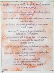 Love Them Anyway inspirational poster 22"X30.25" NOS (b839)