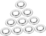BESTOYARD 20pcs Fire Sprinkler Protective Plate with Double Discs Covers for Enhanced Sprinkler System Appearance and Easy Installation