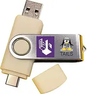 Linux Tails OS for Anonymous Internet Access with no Censorship - Bootable Live USB Flash Thumb Drive - Secure Your Privacy