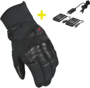 Macna Era RTX heatable waterproof Ladies Motorcycle Gloves Kit, black, Size XL for Women