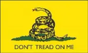 USA 3'X5' DON'T TREAD ON ME GADSDEN CULPEPER FLAG - YELLOW Indoor/Outdoor