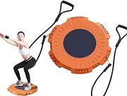 Massage Waist Twisting Board with Pull Rope, Equipped with 2 Tension Ropes, for Male and Female Core Trainin and home, office, Gym, outdoor