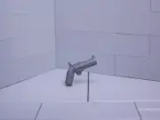 LEGO weapon Dark Bluish Gray Minifig, Weapon Gun, Pistol Revolver
