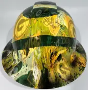 New Full Brim Hard Hat Custom Hydro Dipped GREEN BAY PACKERS ABSTRACT