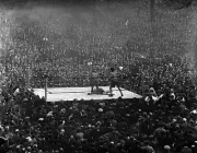 Jack Mcauliffe Is Knocked Out By Luis Firpo 1920 Old Boxing Photo