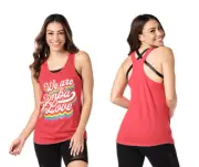 Zumba We Are Zumba Love Tank - Viva La Red ~ XS S M ~ Free Ship! New!