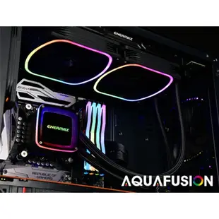 保銳 ENERMAX AQUAFUSION 240 幻彩晶蝶 宇星科技