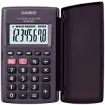 【CASIO 卡西歐】8位數國家考試專用輕薄掀蓋式計算機(HL-820LV-BK)