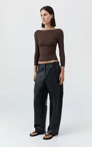[St. Agni] Ballerina Organic-Cotton Jersey Top